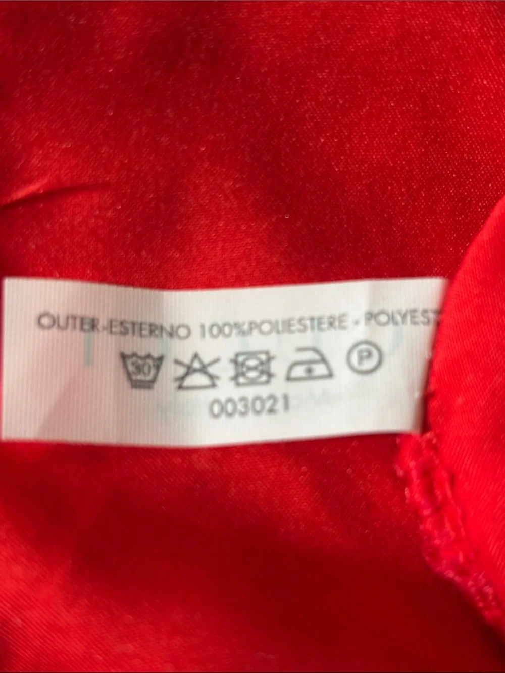 Gucci Red Drawstring Logo Dust Bag 100% Polyester